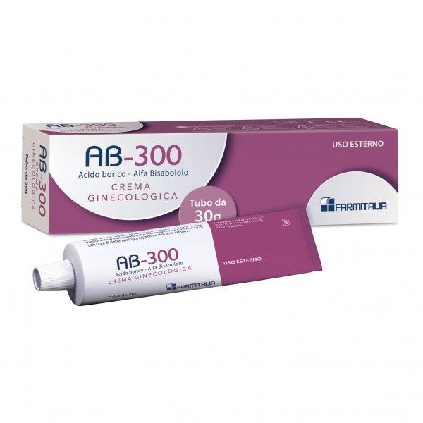 Farmitalia AB-300 Crema Vaginale Lenitiva per Prevenire la Micosi 30 g