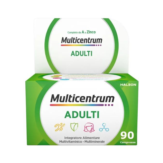 Multicentrum Adulti Integratore Alimentare Vitamine Minerali 90 Compresse