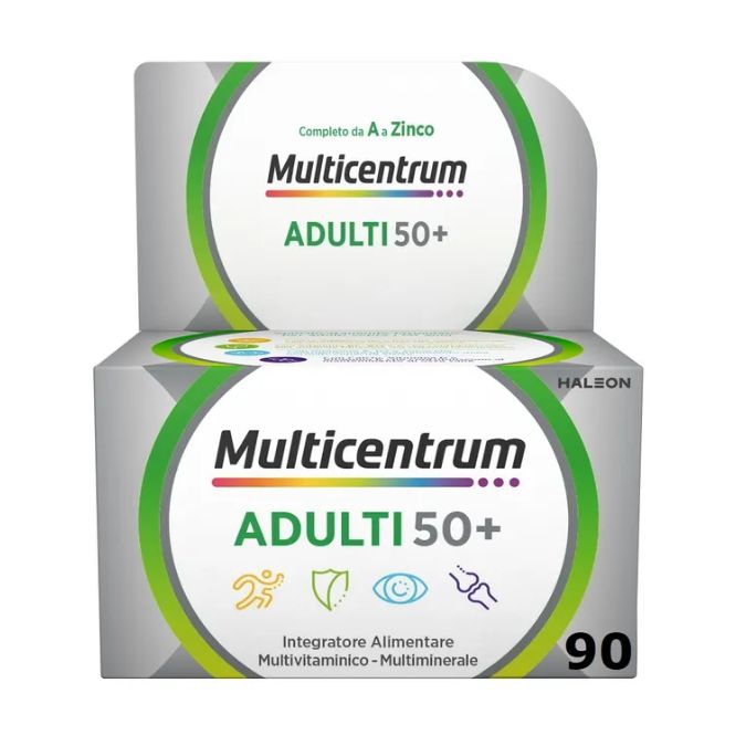 Multicentrum Select 50+ Integratore Vitamine Minerali Completo 90 Compresse