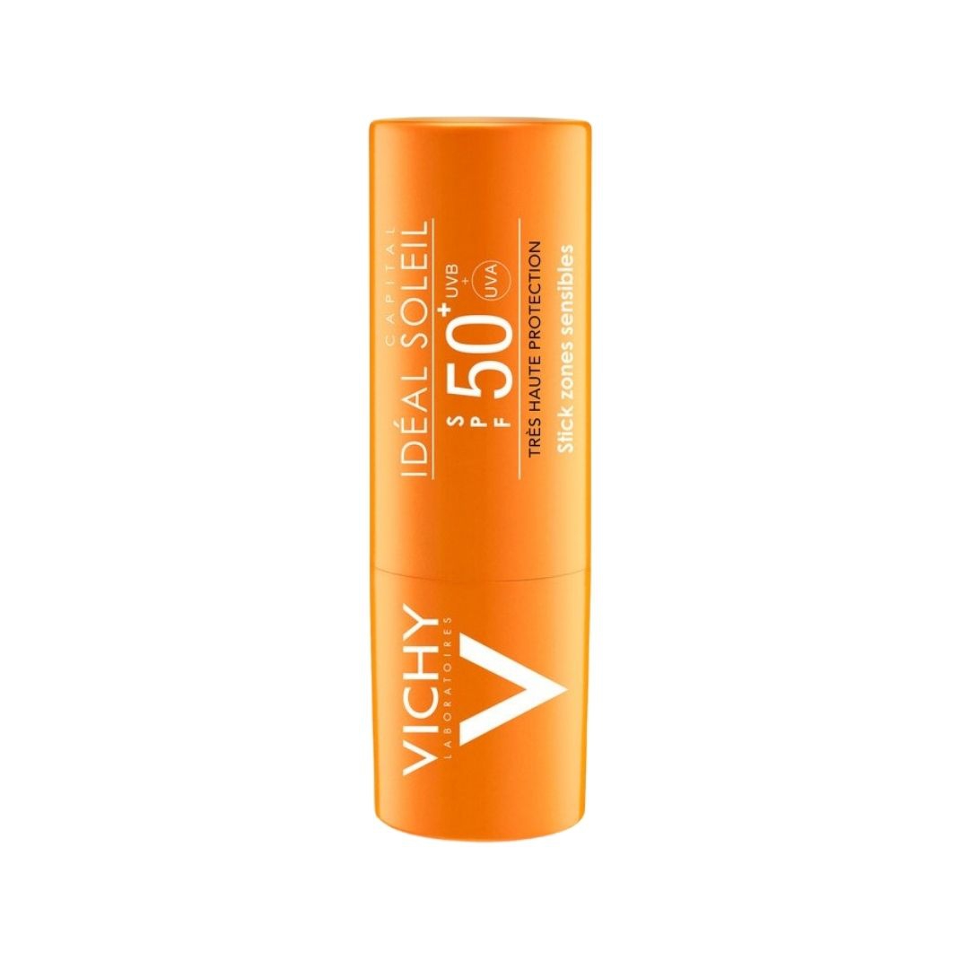 Vichy Ideal Soleil SPF50  Stick Solare Protettivo per Zone Sensibili 9 g