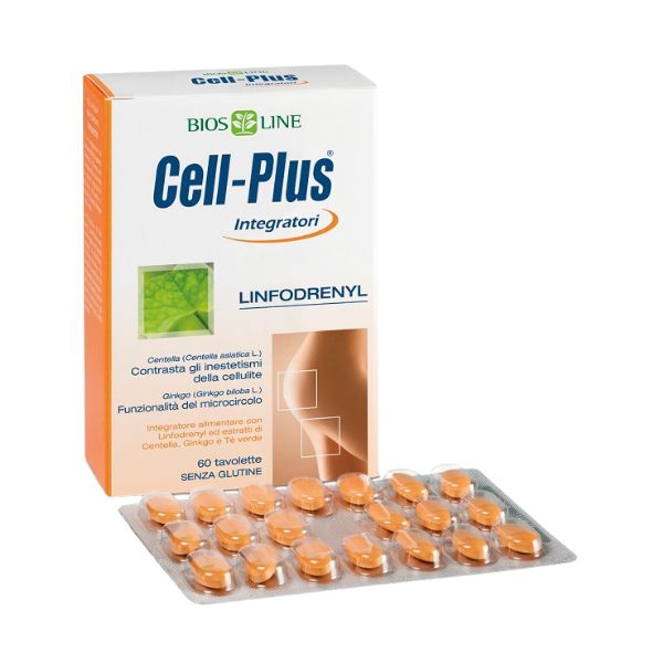 Bios Line Cell-Plus Linfodrenyl Integratore Drenante Anticellulite 60 Tavolette