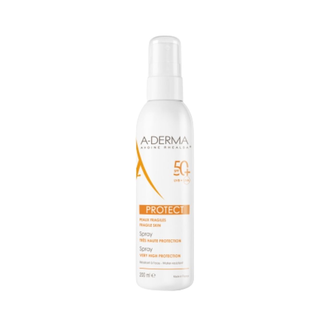 A-Derma Protect SPF50+ Protezione Solare Spray Molto Alta 200 ml