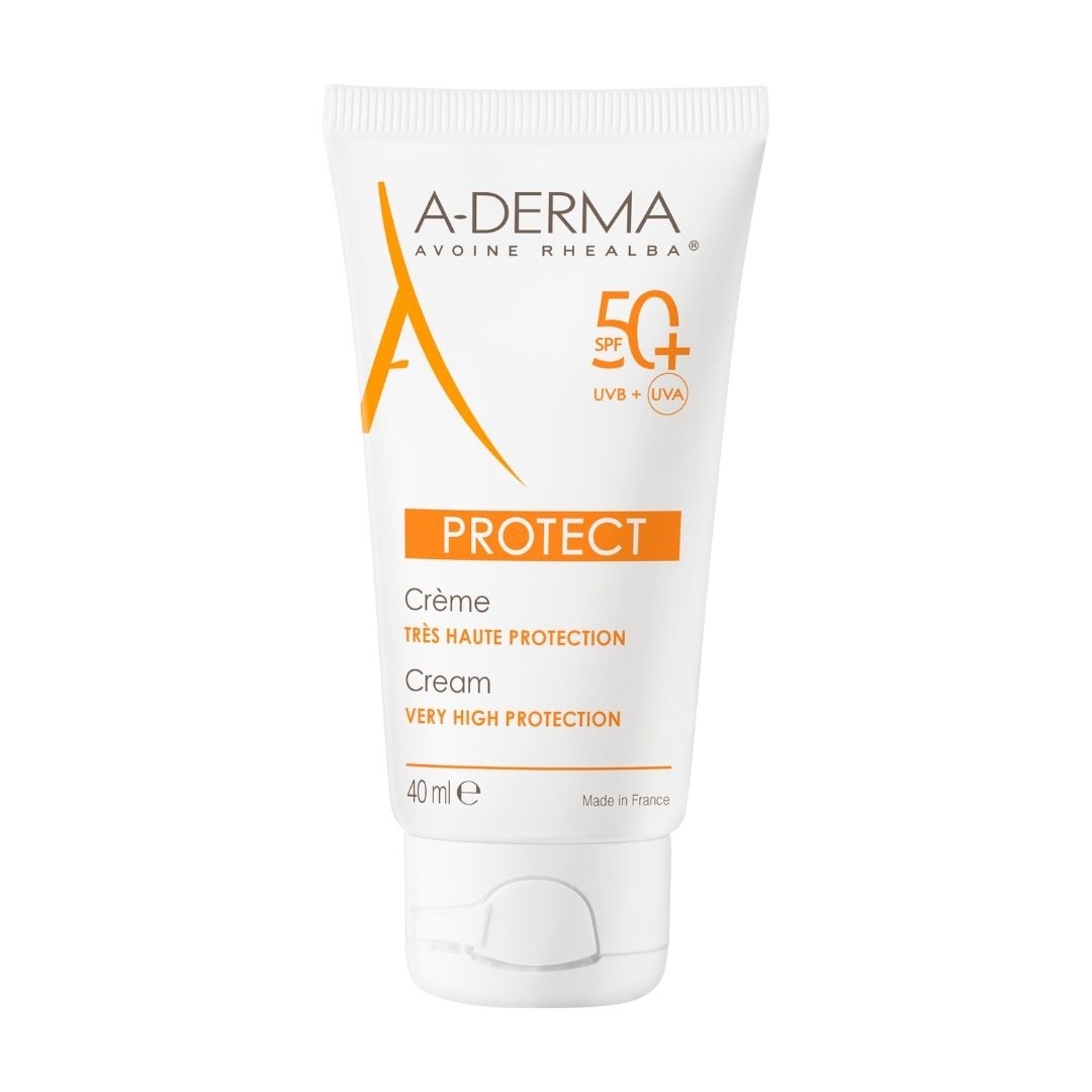 A-Derma Protect SPF50+ Crema Viso Protezione Molto Alta 40 ml