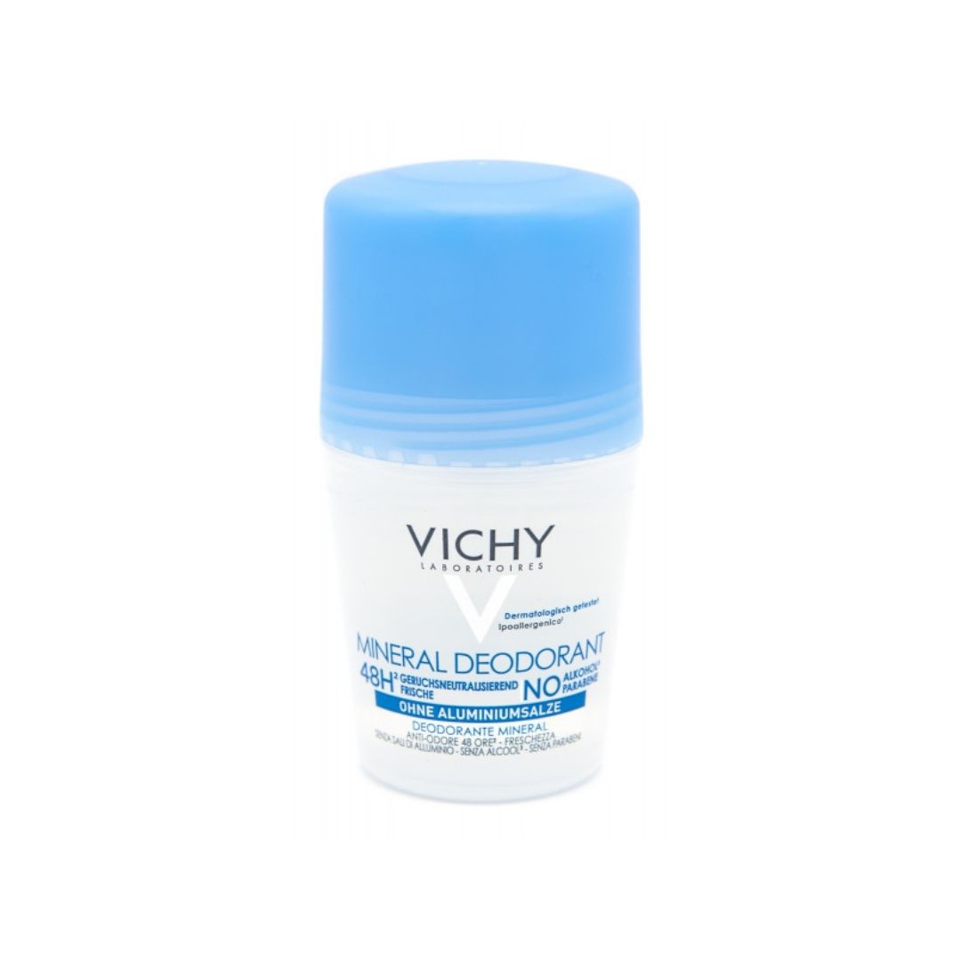 Vichy Deodorante Minerale 48h Ipoallergenico per Pelli Sensibili 50 ml
