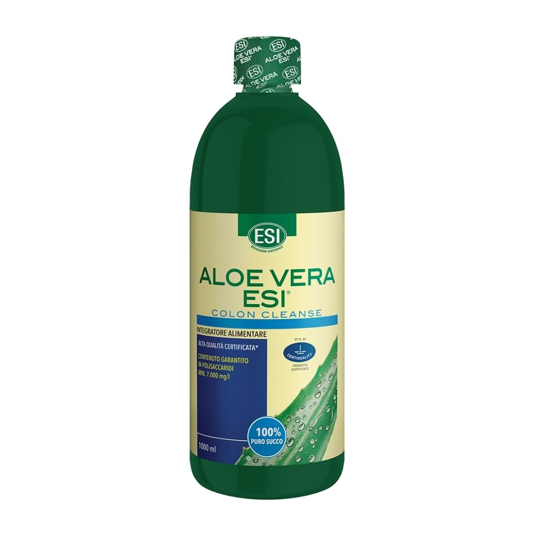 Esi Aloe Vera Colon Cleanse Puro Succo Integratore Alimentare Depurativo 1000 ml