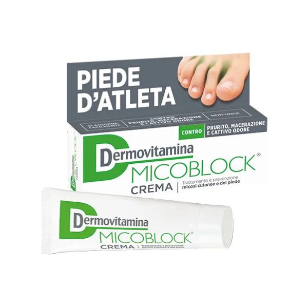 Dermovitamina Micoblock Crema per il Trattamento delle Micosi Cutanee 30 ml
