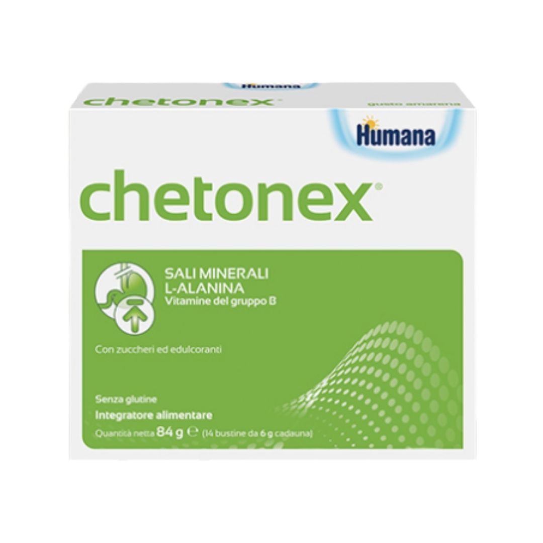 Humana Chetonex Integratore Alimentare Vitamine e Sali Minerali 14 Bustine
