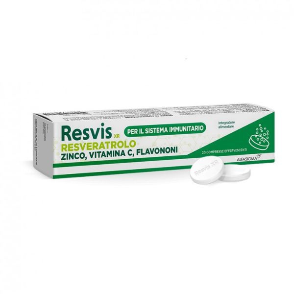 Alfasigma Resvis XR Integratore Sistema Immunitario 20 Compresse Effervesenti