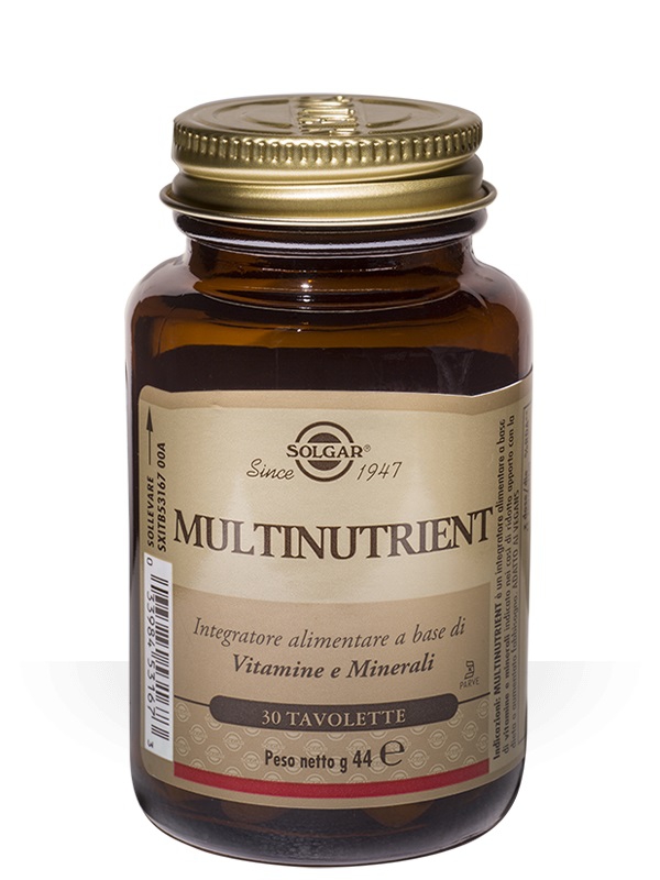 Solgar Multinutrient Integratore di Vitamine e Minerali 30 Tavolette