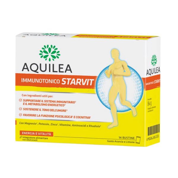 Aquilea Immunotonico Starvit Integratore Con Magnesio E Potassio 14 Bustine