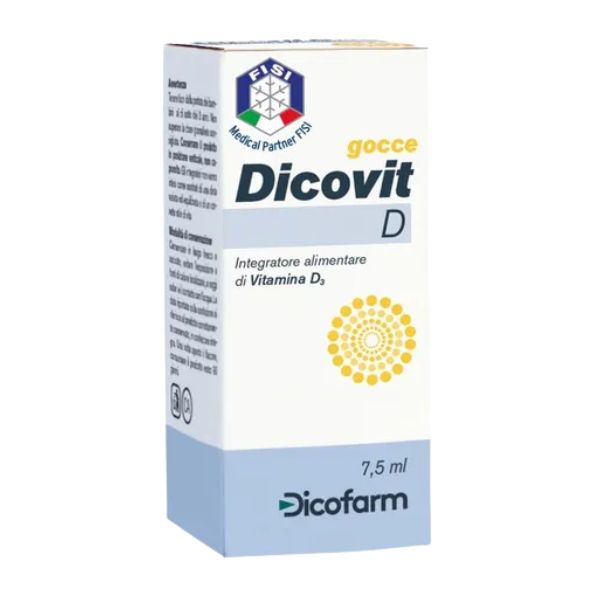 Dicofarm Linea Vitamine e Minerali Dicovit D Integratore Alimentare 7,5 ml