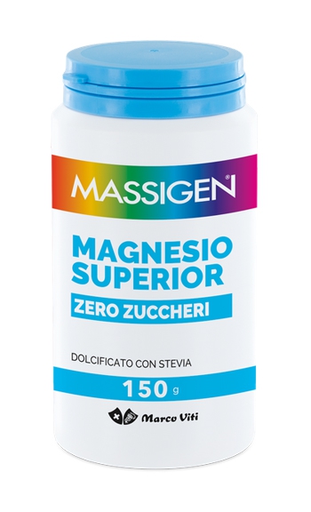 Massigen Magnesio Superior Zero Zuccheri Integratore Alimentare Polvere 150 g