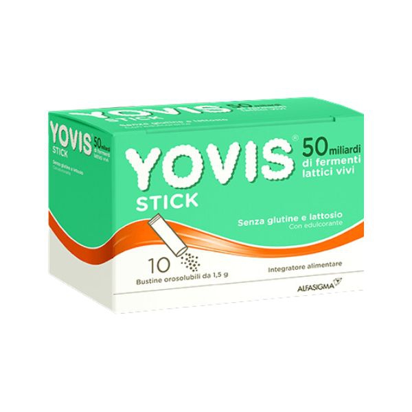 Yovis 50 miliardi Integratore di Fermenti Lattici 10 Stick Orosolubili da 1 5g