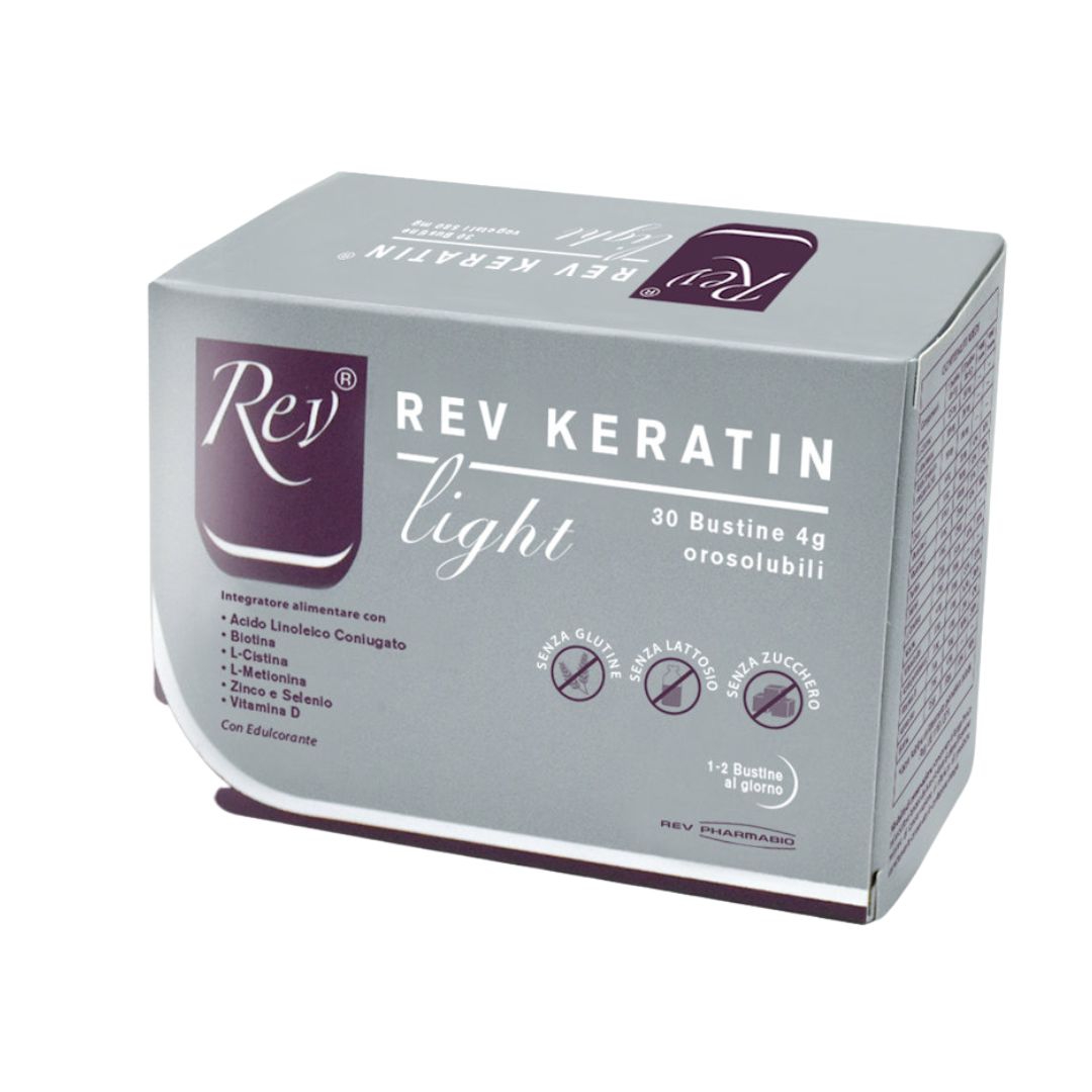 Rev Pharmabio Keratin Light Integratore Contro la Caduta dei Capelli 30 Buste