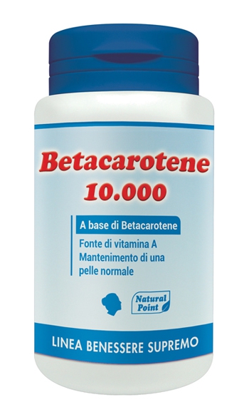 Natural Point Linea Vitamine Minerali Betacarotene 10000 Integratore 80 Perle