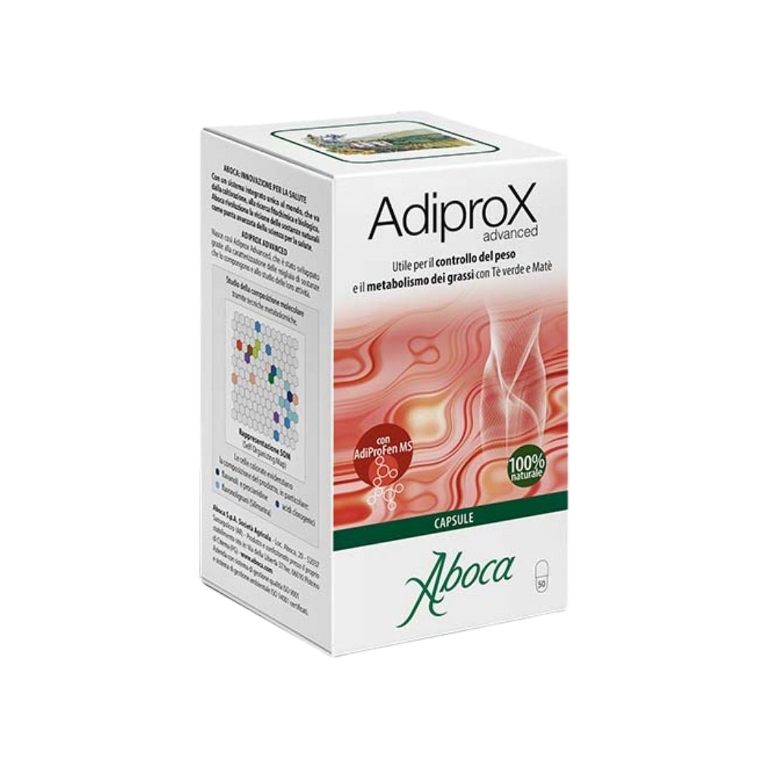 Aboca Adiprox Advanced Integratore Alimentare per Controllo del Peso 50 Capsule