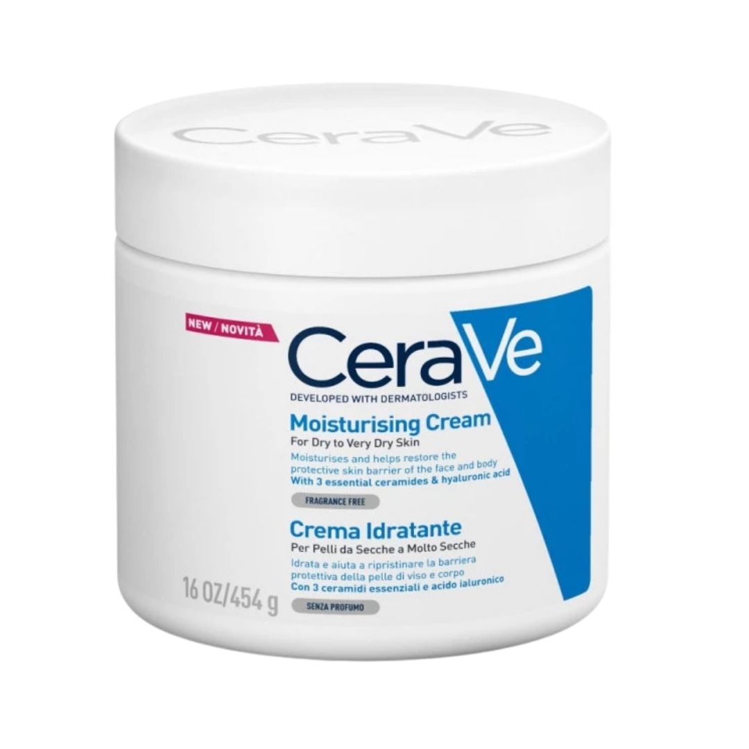 CeraVe Moisturising Cream Crema Idratante Protettiva per Pelle Secca 454 g