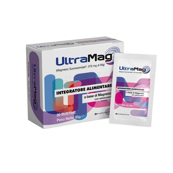 UltraMag Integratore Energizzante A Base Di Magnesio Sucrosomiale 20 Bustine