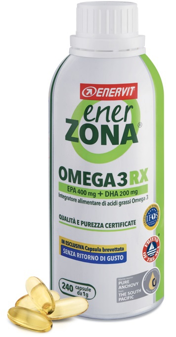 Enerzona Linea Integratori Omega3 Rx Acidi Grassi EPA DHA 240 Capsule da 1 g
