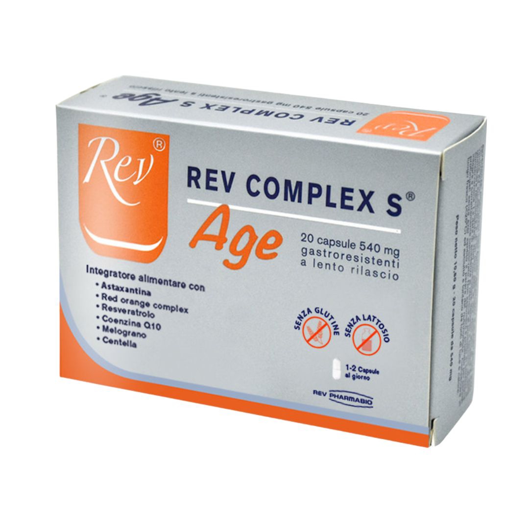 Rev Pharmabio Complex S Age Integratore Alimentare Anti-Age 20 Capsule