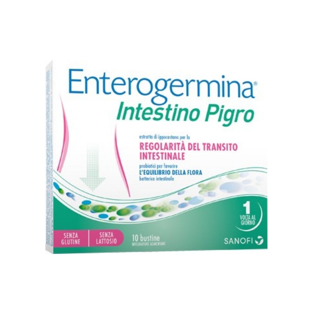 Enterogermina Intestino Pigro Integratore Euilibrante Flora Batterica 10 Bustine