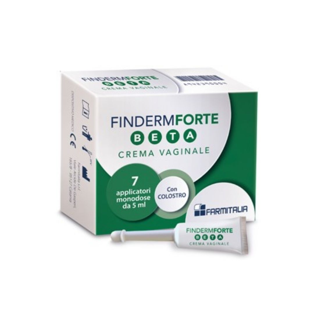 Finderm Forte Beta Crema Vaginale 7 Applicatori Monodose da 5 ml