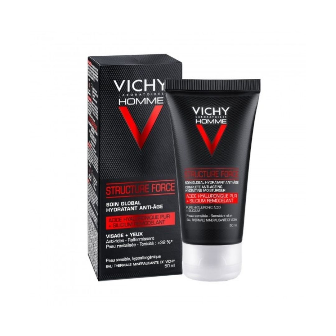 Vichy Homme Structure Force Trattamento Anti età Idratante Completo 50 ml