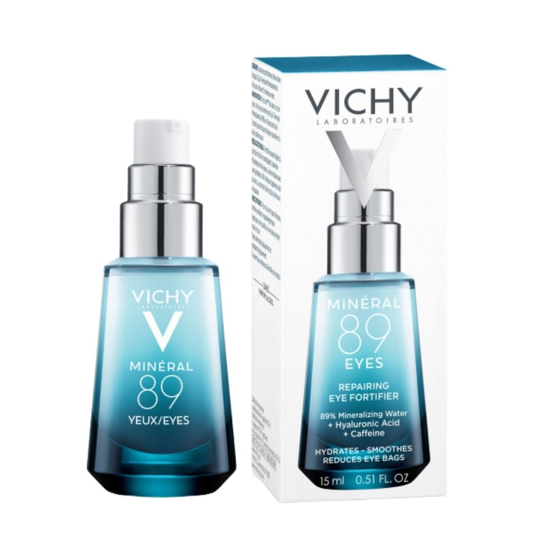 Vichy Mineral 89 Gel Occhi Fortificante e Idratante per Borse e Occhiaie 15 ml