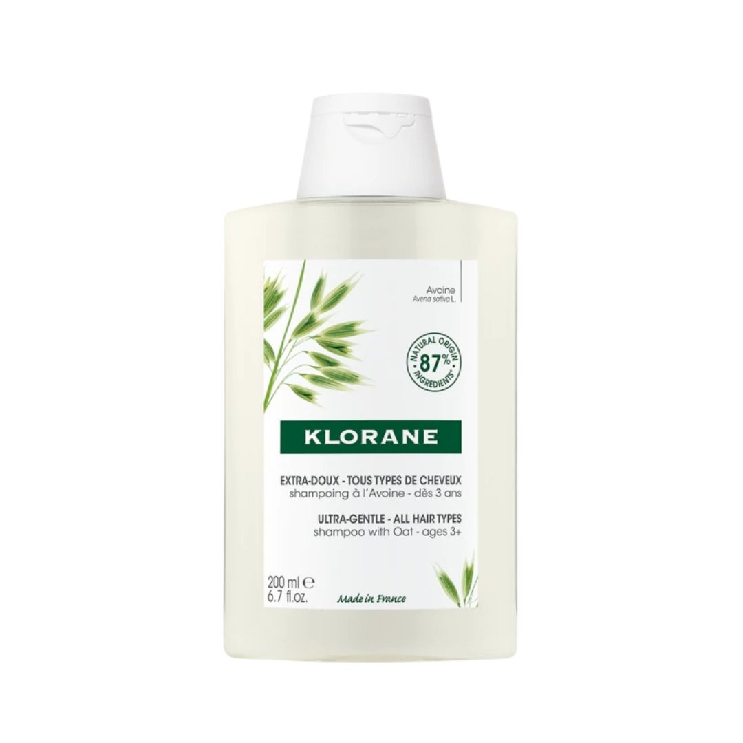 Klorane Maxi Shampoo Delicato al Latte d'Avena Protettivo Districante 200 ml