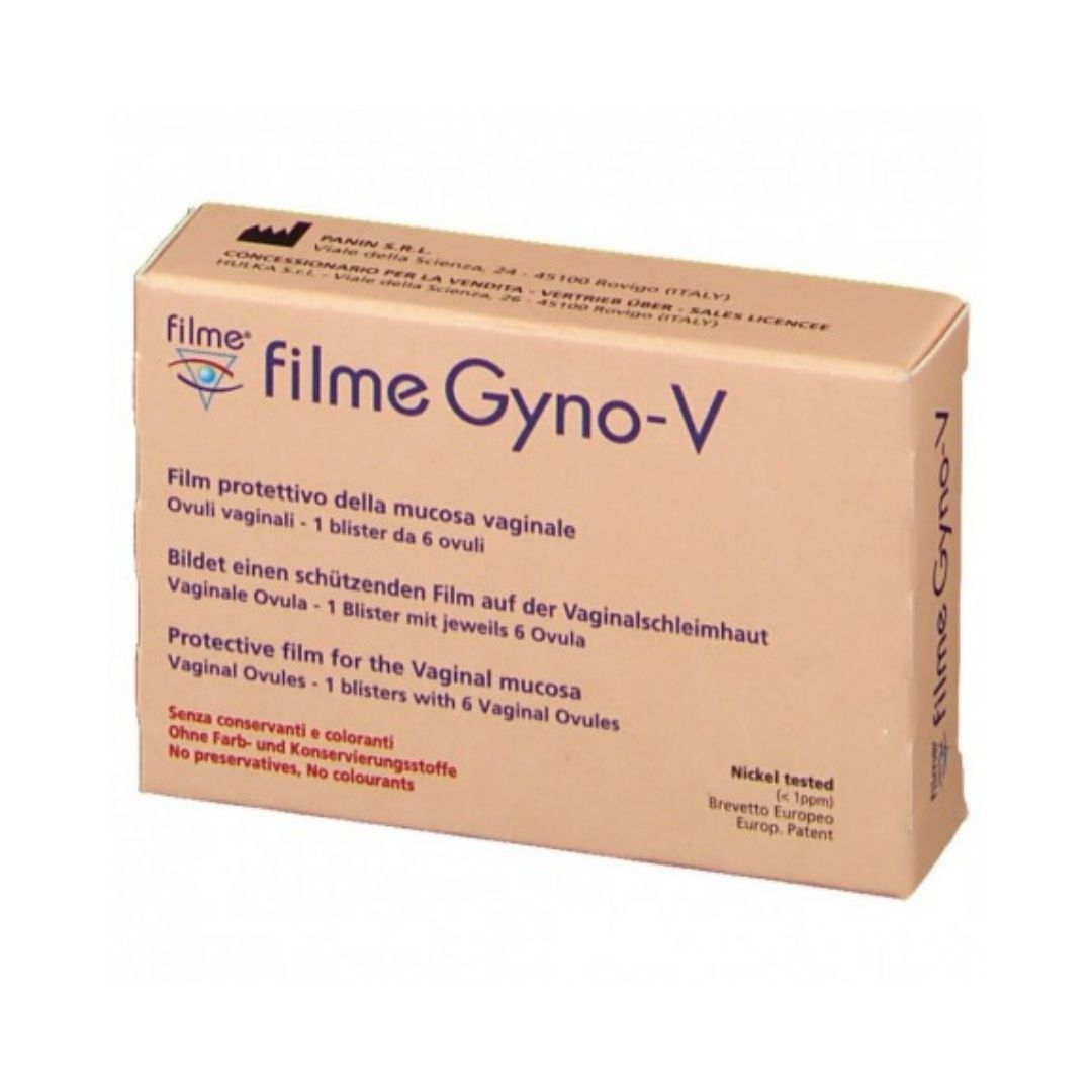 Filme Gyno V Film Protettivo della Mucosa Vaginale 6 Ovuli
