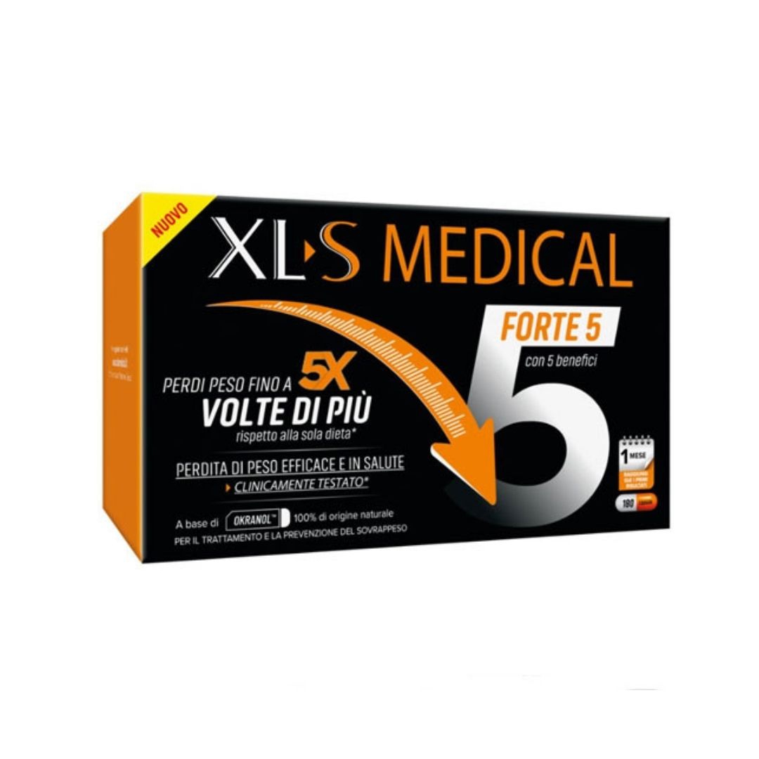 XLS Medical Forte 5 Integratore per la Perdita di Peso 180 Capsule