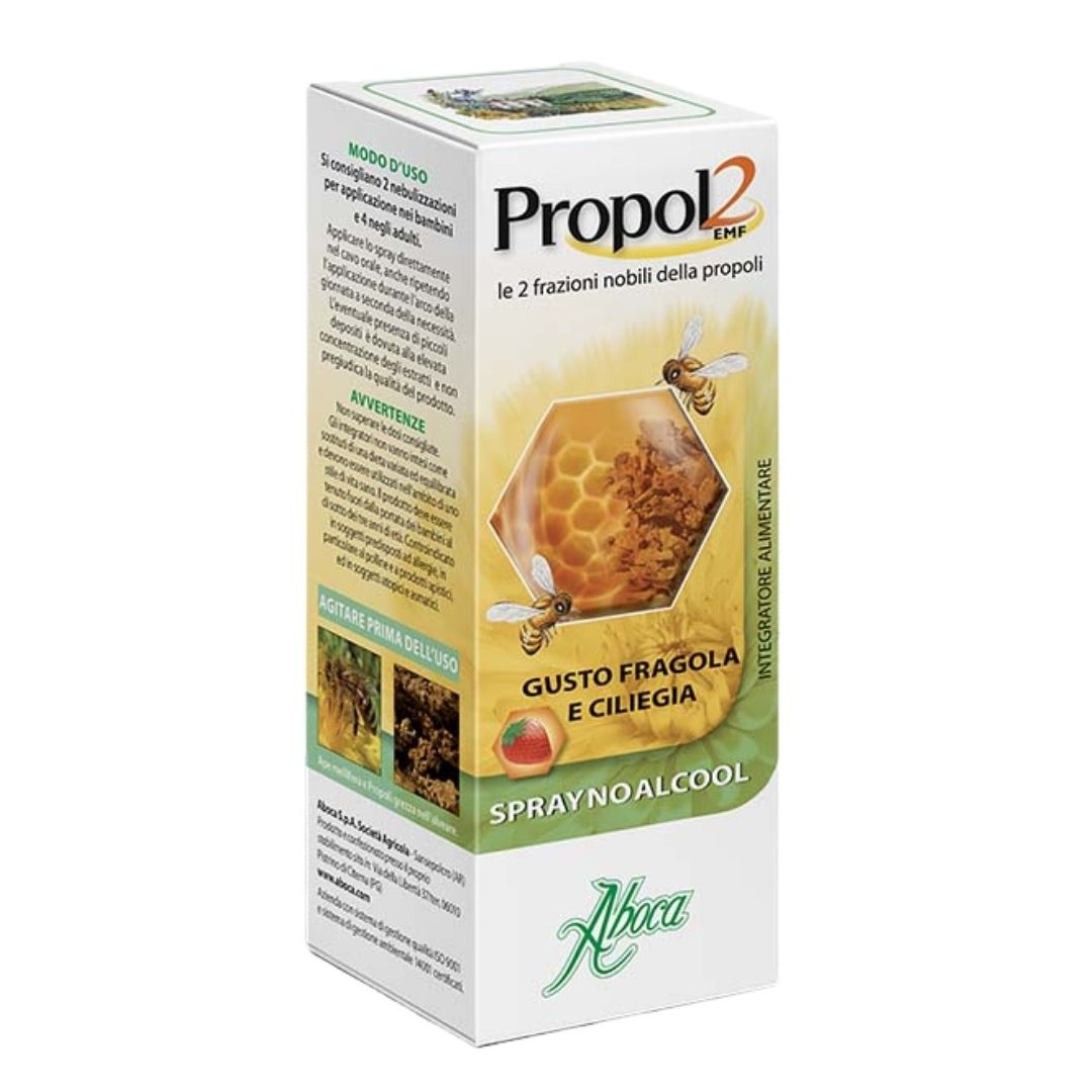 Aboca Propol2 EMF Spray Senza Alcool per il Mal di Gola 30 ml