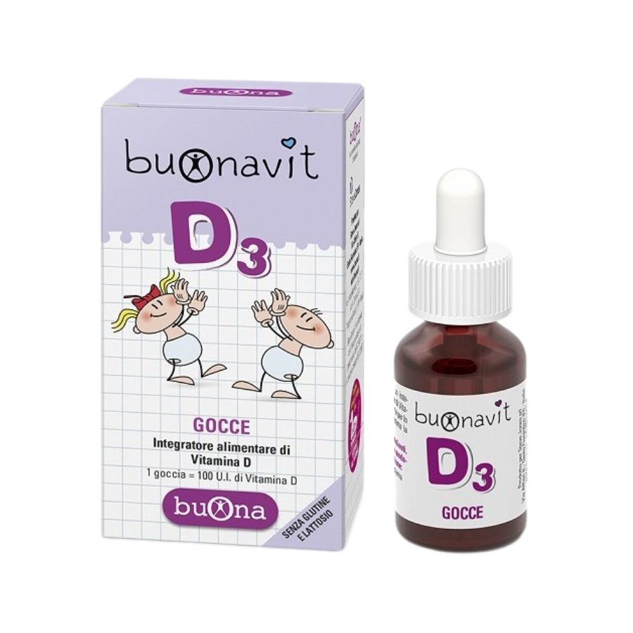 BuonaVit D3 Integratore Alimentare di Vitamina D Gocce 12 ml