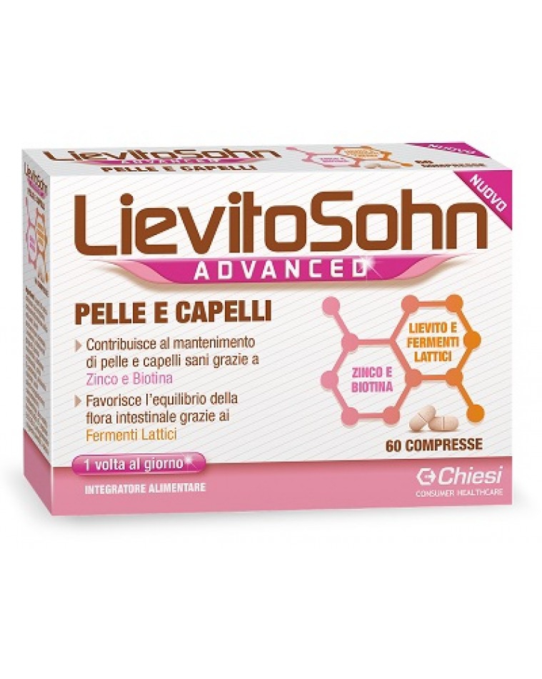 LievitoSohn Advanced Integratore Alimentare Pelle e Capelli 60 Compresse