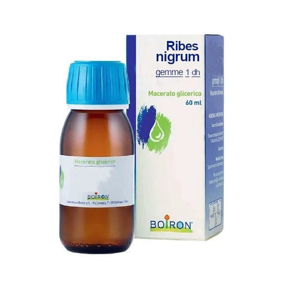  Boiron Ribes Nigrum Gemme 1DH è un medicinale omeopatico utile nei casi di patologie infiammatorie e allergiche. Grazie alla presenza del Ribes Nero il macerato glicerico svolge un'azione antinfiammatorio e antistaminica naturale.