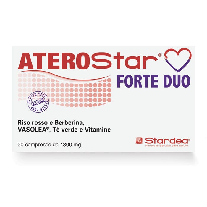 Aterostar Forte Duo Integratore Per Controllo Colesterolo 20 Compresse