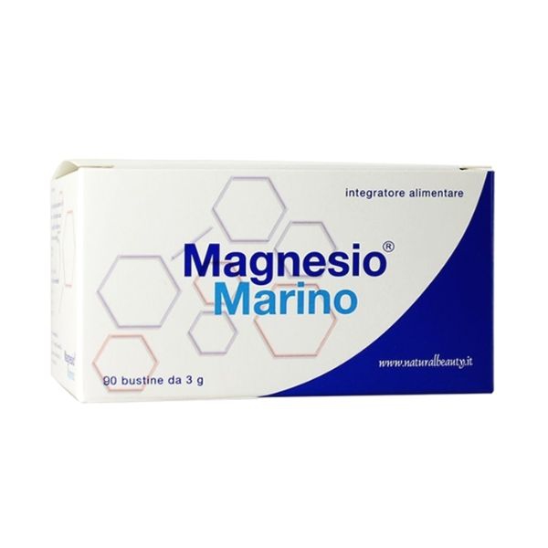 Natural Beauty Magnesio Marino Integratore 90 Bustine