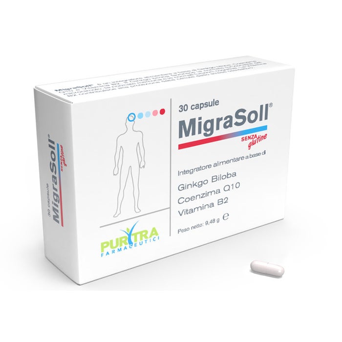 Migrasoll Integratore Cefalea 30 Capsule 9 6 g