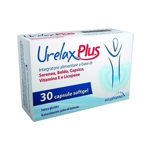 Urelax Plus Integratore Prostata e Vie Urinarie 30 Capsule