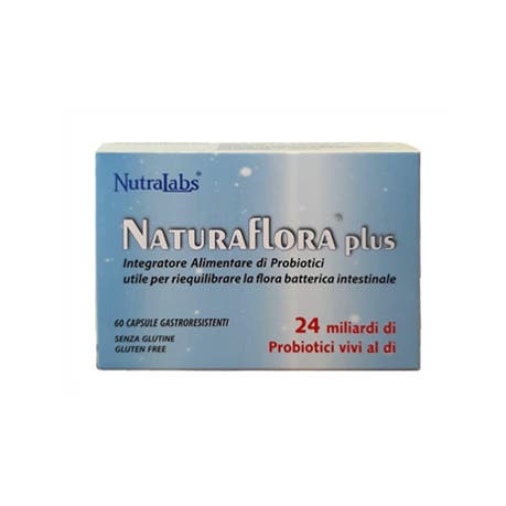 NaturaFlora Plus Integratore Intestinale 60 Capsule