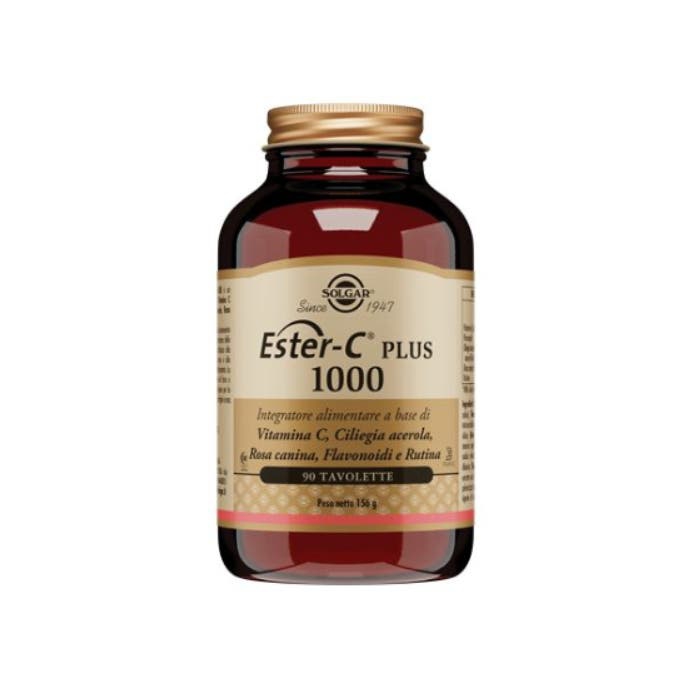 Solgar Ester C Plus 1000 Integratore Vitamina C 90 Tavolette