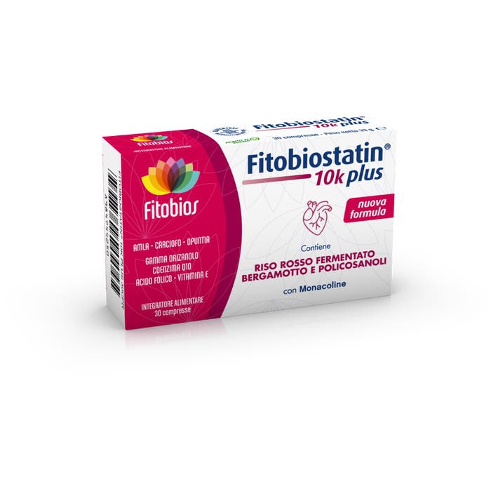 Fitobiostatin 10K Integratore Colesterolo 30 Compresse