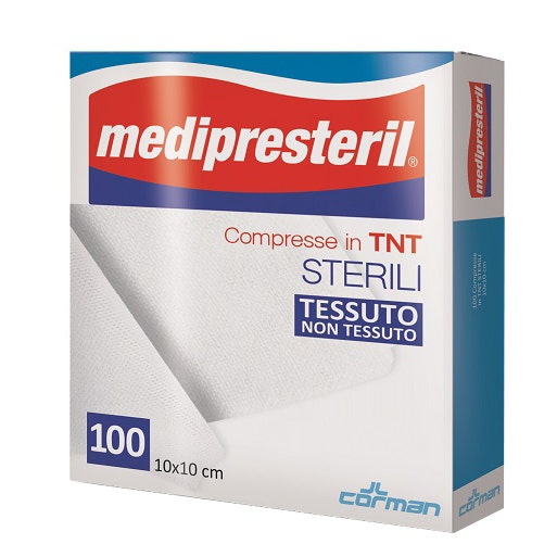 Garza Compressa Medipresteril TNT 10x10 100 Pezzi