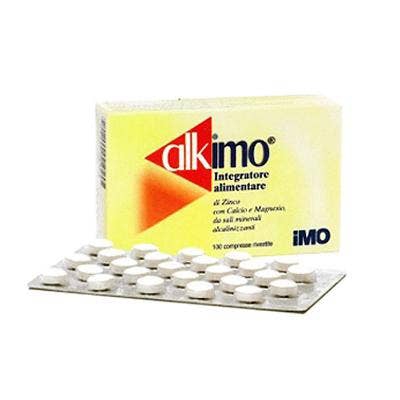 AlkIMO Compresse Integratore di Calcio Magnesio e Zinco 100 Compresse