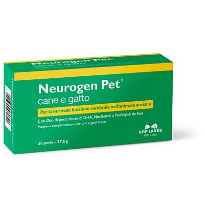 Nbf Lanes Neurogen Pet Integratore Sistema Nervoso Cani e Gatti 36 Perle