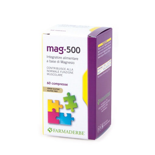 Farmaderbe Mag 500 Integratore Magnesio 60 Compresse