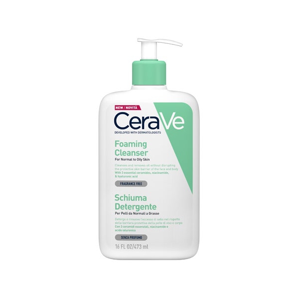 CeraVe Schiuma Detergente Viso Pelle Grassa Seboregolatrice 473 ml