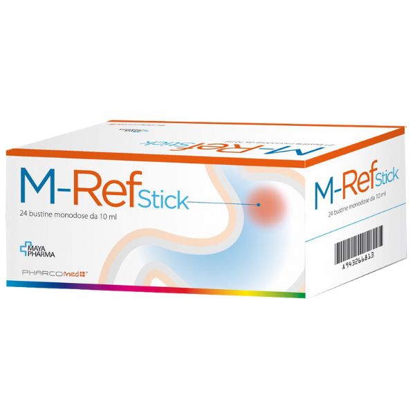 M-Ref Maya Pharma Integratore Per il Reflusso 24 Bustine Da 10 ml