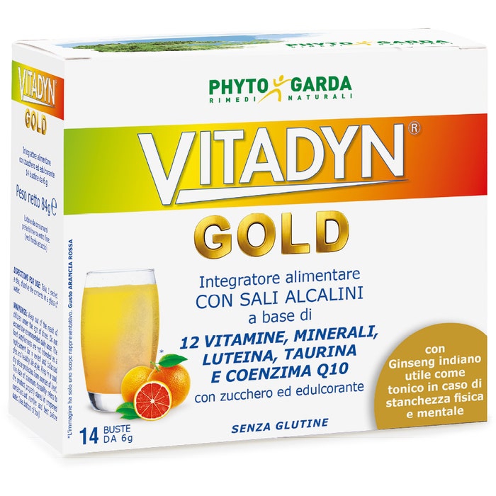 Vitadyn Gold Integratore Alimentare di Vitamine e Minerali 14 Bustine