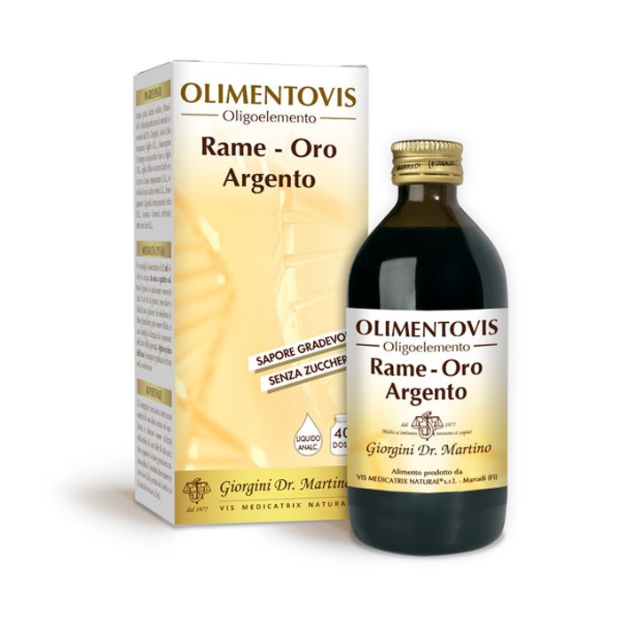 Dr. Giorgini Olimentovis Rame Oro Argento Liquido Analcoolico 200 ml